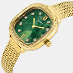 Trendline Women Quartz Mother Of Pearl Dial Analog Mesh Watch TWEL28600