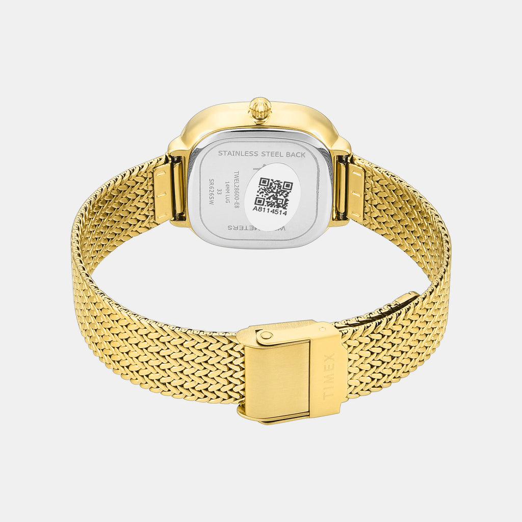 Trendline Women Quartz Mother Of Pearl Dial Analog Mesh Watch TWEL28600