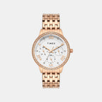 Trendline Women Quartz Silver Dial Multi-Function Stainless Steel Watch TWEL29001