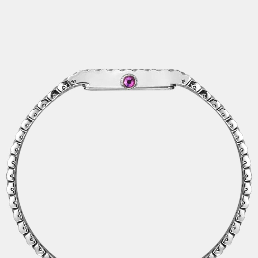 Fria Women Quartz Pink Dial Analog Stainless Steel Watch TWEL77700