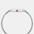 Fria Women Quartz Pink Dial Analog Stainless Steel Watch TWEL77700