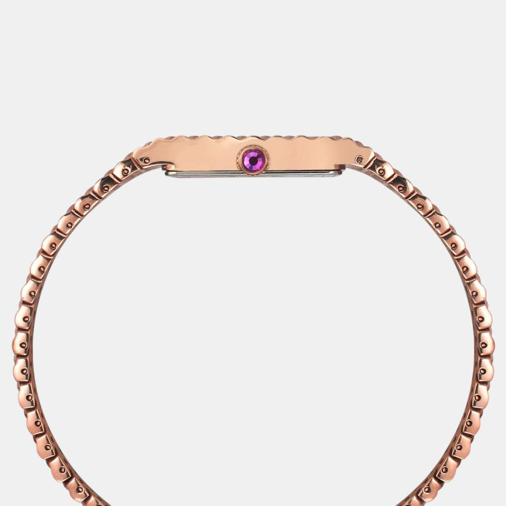 Fria Women Quartz Mother Of Pearl Dial Analog Stainless Steel Watch TWEL77702