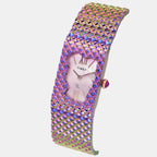 Fria Women Quartz Mother Of Pearl Dial Analog Stainless Steel Watch TWEL77704