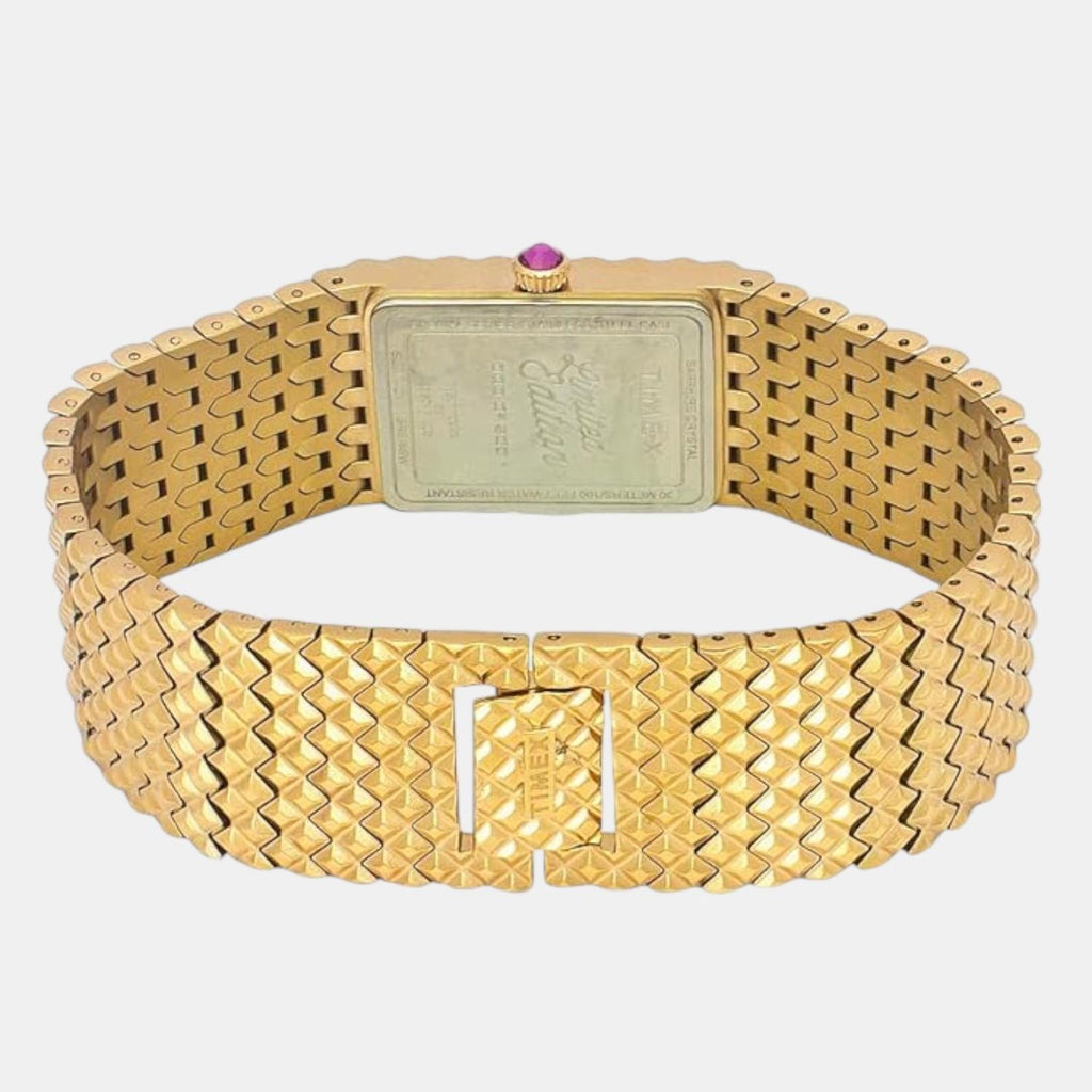 Fria Women Quartz Mother Of Pearl Dial Analog Stainless Steel Watch TWEL77706