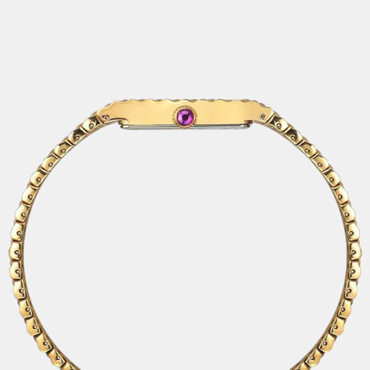 Fria Women Quartz Mother Of Pearl Dial Analog Stainless Steel Watch TWEL77706