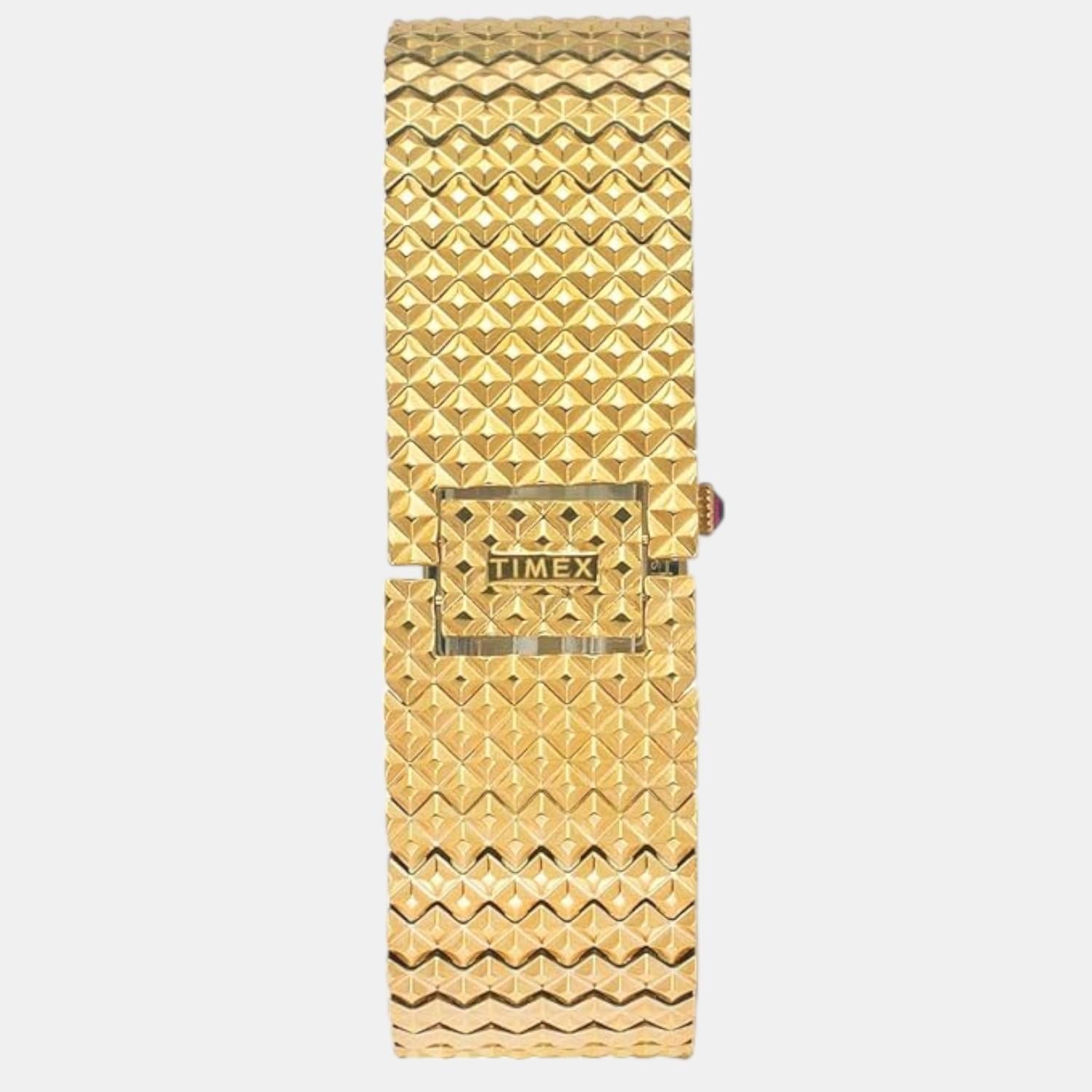 Fria Women Quartz Mother Of Pearl Dial Analog Stainless Steel Watch TWEL77706