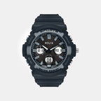 Men Quartz Grey Dial Analog-Digital Resin Watch TWESK4500T