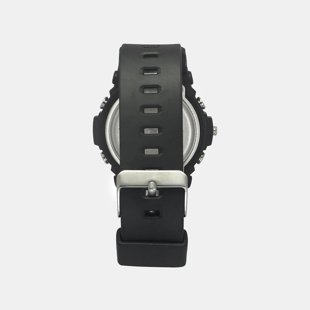 Men Quartz Black Dial Analog-Digital Resin Watch TWESK4501T