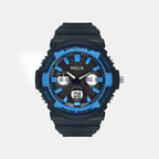 Men Quartz Grey Dial Analog-Digital Resin Watch TWESK4502T