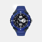 Men Quartz Black Dial Analog-Digital Resin Watch TWESK4602T