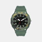 Men Quartz Black Dial Analog-Digital Resin Watch TWESK4701T