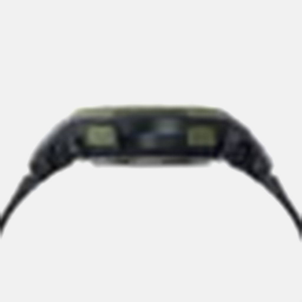 Men Quartz Black Dial Digital Silicone Watch TWESK6300T