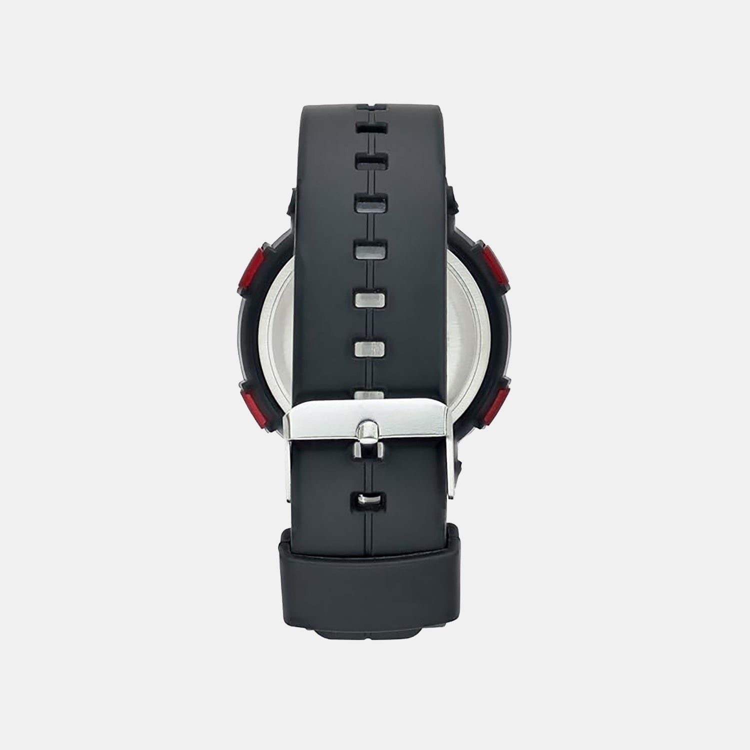 Men Quartz Black Dial Digital Silicone Watch TWESK6302T
