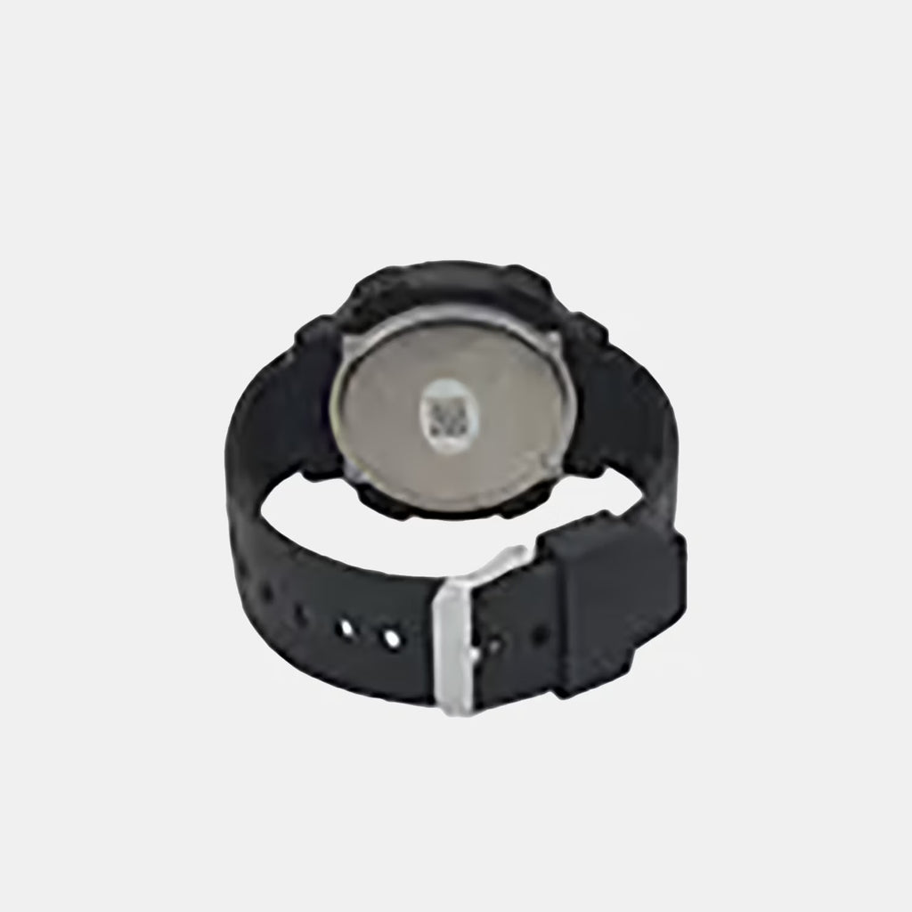 Men Quartz Black Dial Digital Silicone Watch TWESK6400T