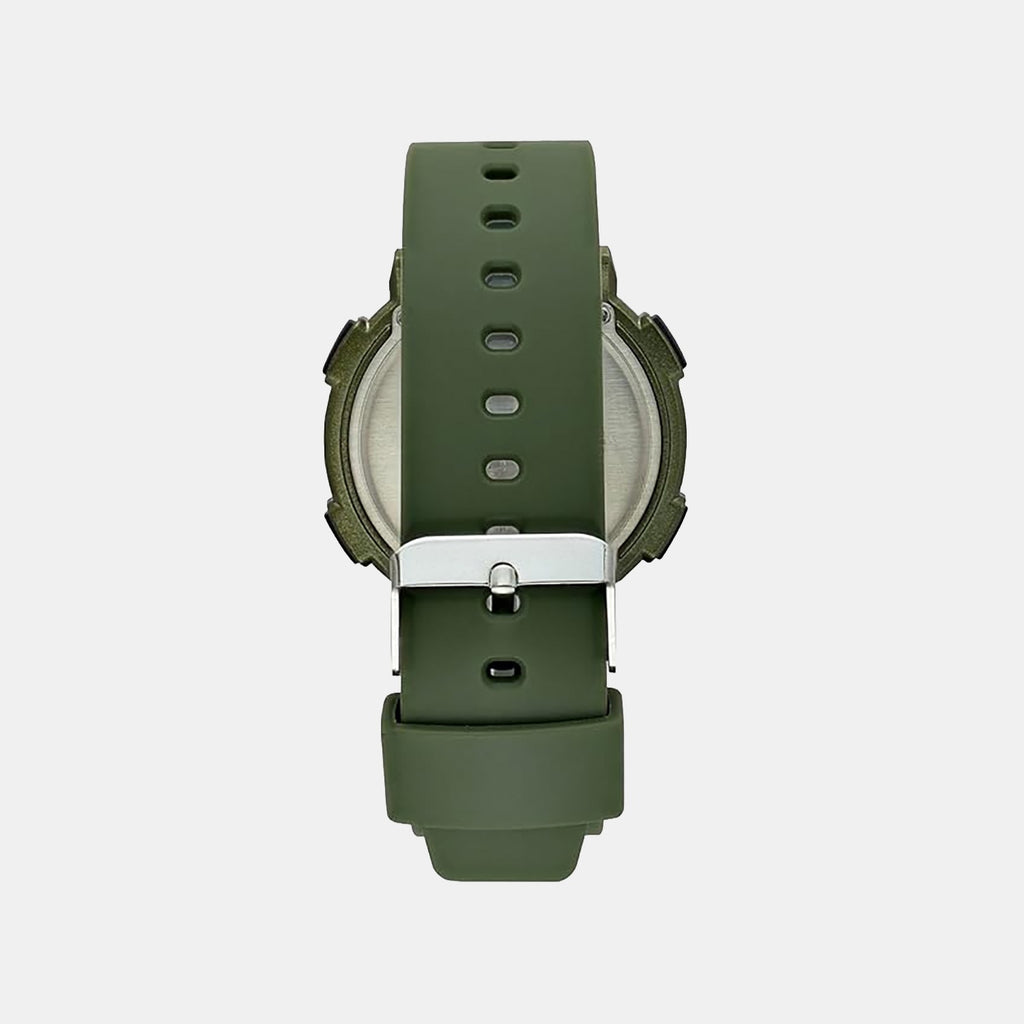Men Quartz Black Dial Digital Silicone Watch TWESK6402T