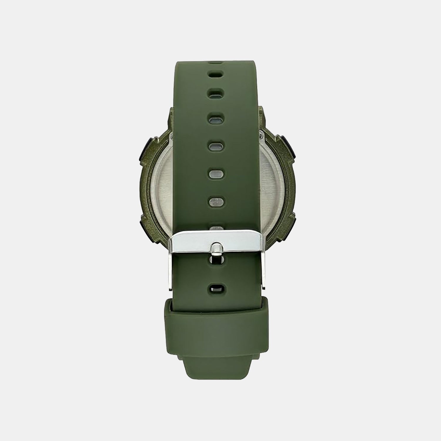 Men Quartz Black Dial Digital Silicone Watch TWESK6402T