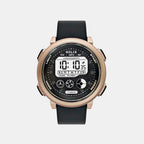 Men Quartz Grey Dial Digital Silicone Watch TWESK6403T