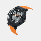 Men Quartz Black Dial Analog-Digital Nylon Watch TWESK6503T