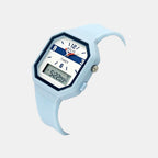 Men Quartz Grey Dial Analog-Digital Silicone Watch TWESK6603T