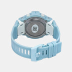 Men Quartz Blue Dial Analog-Digital Silicone Watch TWESK7400T