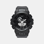 Men Quartz Black Dial Analog-Digital Silicone Watch TWESK7401T