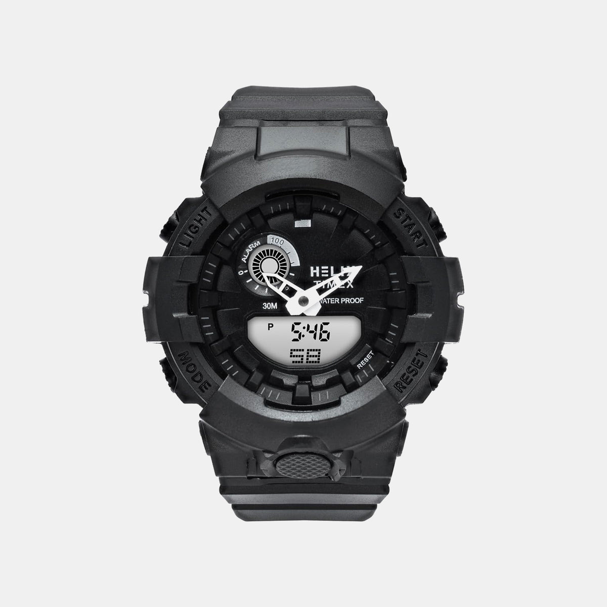 Men Quartz Black Dial Analog-Digital Silicone Watch TWESK7401T