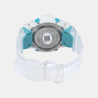 Men Quartz Blue Dial Analog-Digital Silicone Watch TWESK7402T