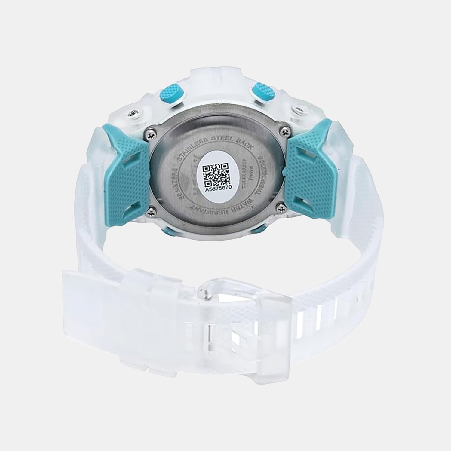 Men Quartz Blue Dial Analog-Digital Silicone Watch TWESK7402T