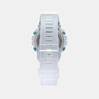Men Quartz Blue Dial Analog-Digital Silicone Watch TWESK7402T