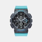 Men Quartz Black Dial Analog-Digital Silicone Watch TWESK7500T