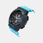 Men Quartz Black Dial Analog-Digital Silicone Watch TWESK7500T