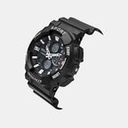 Men Quartz Black Dial Analog-Digital Silicone Watch TWESK7502T