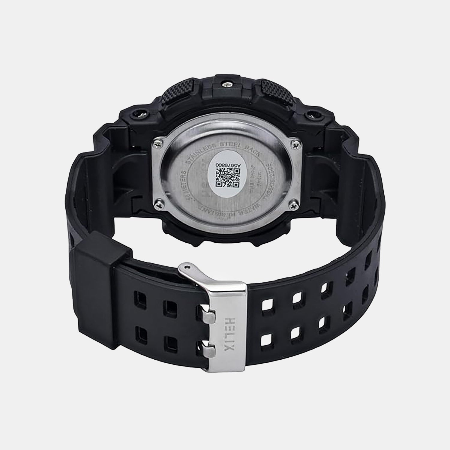 Men Quartz Black Dial Analog-Digital Silicone Watch TWESK7502T