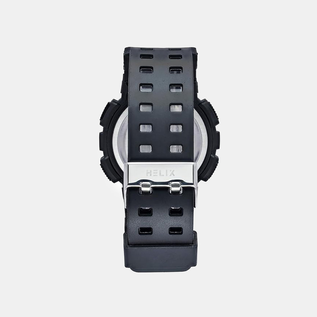 Men Quartz Black Dial Analog-Digital Silicone Watch TWESK7502T