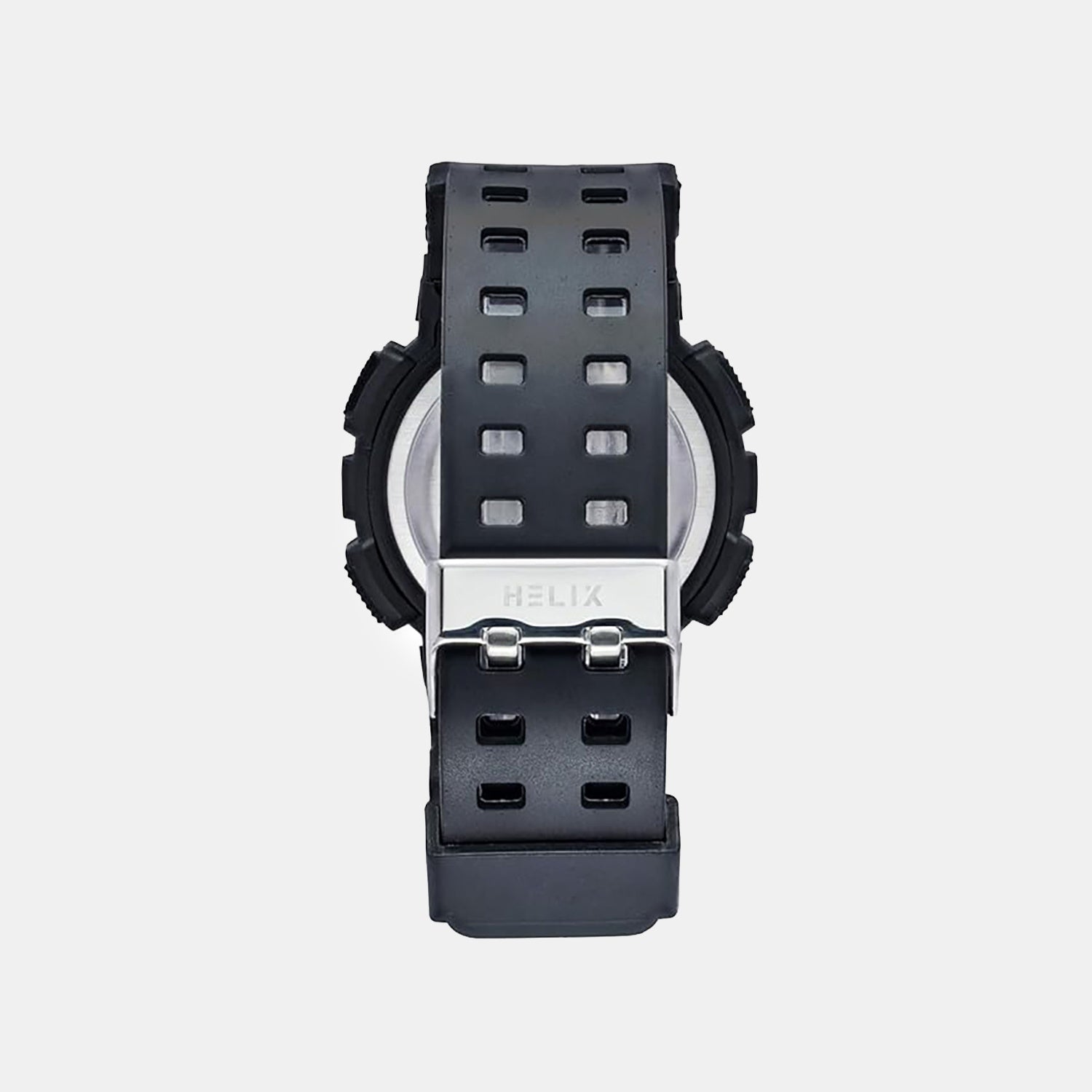 Men Quartz Black Dial Analog-Digital Silicone Watch TWESK7502T