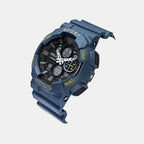 Men Quartz Black Dial Analog-Digital Silicone Watch TWESK7503T