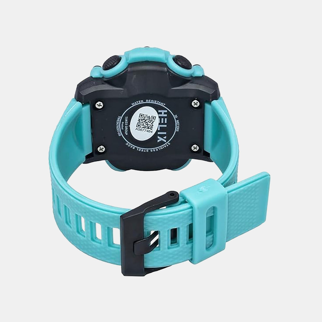 Men Quartz Black Dial Analog-Digital Silicone Watch TWESK7600T