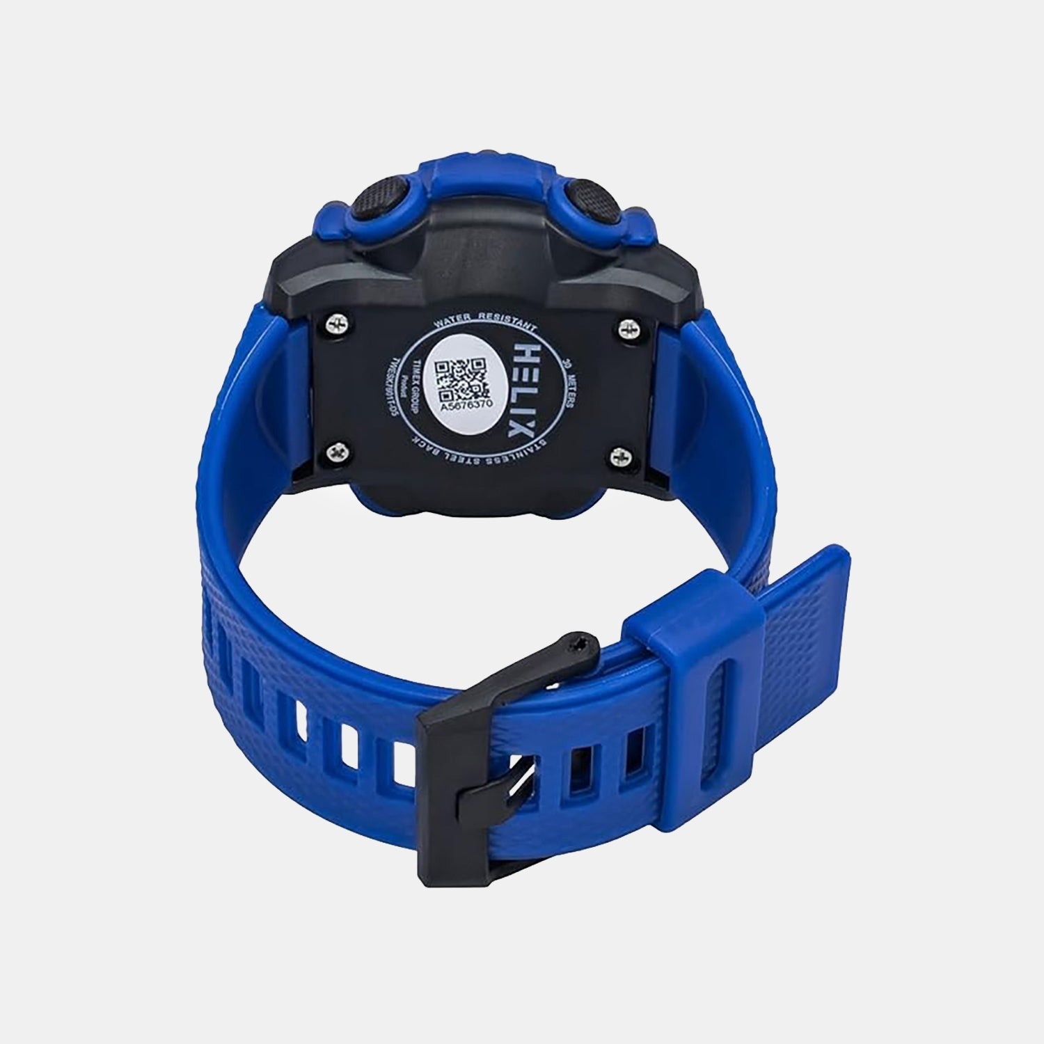 Men Quartz Black Dial Analog-Digital Silicone Watch TWESK7601T
