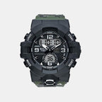 Men Quartz Black Dial Analog-Digital Silicone Watch TWESK7701T