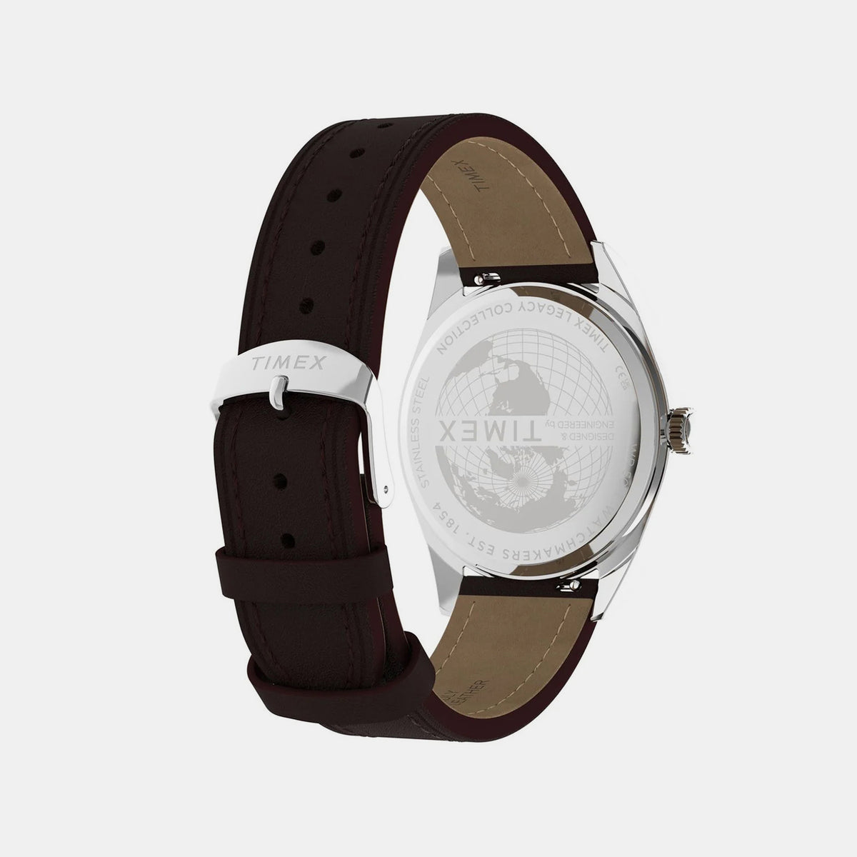 Men Quartz Green Dial Analog Leather Watch TWG068800UJ