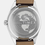 Men Quartz Green Dial Analog Leather Watch TWG068800UJ
