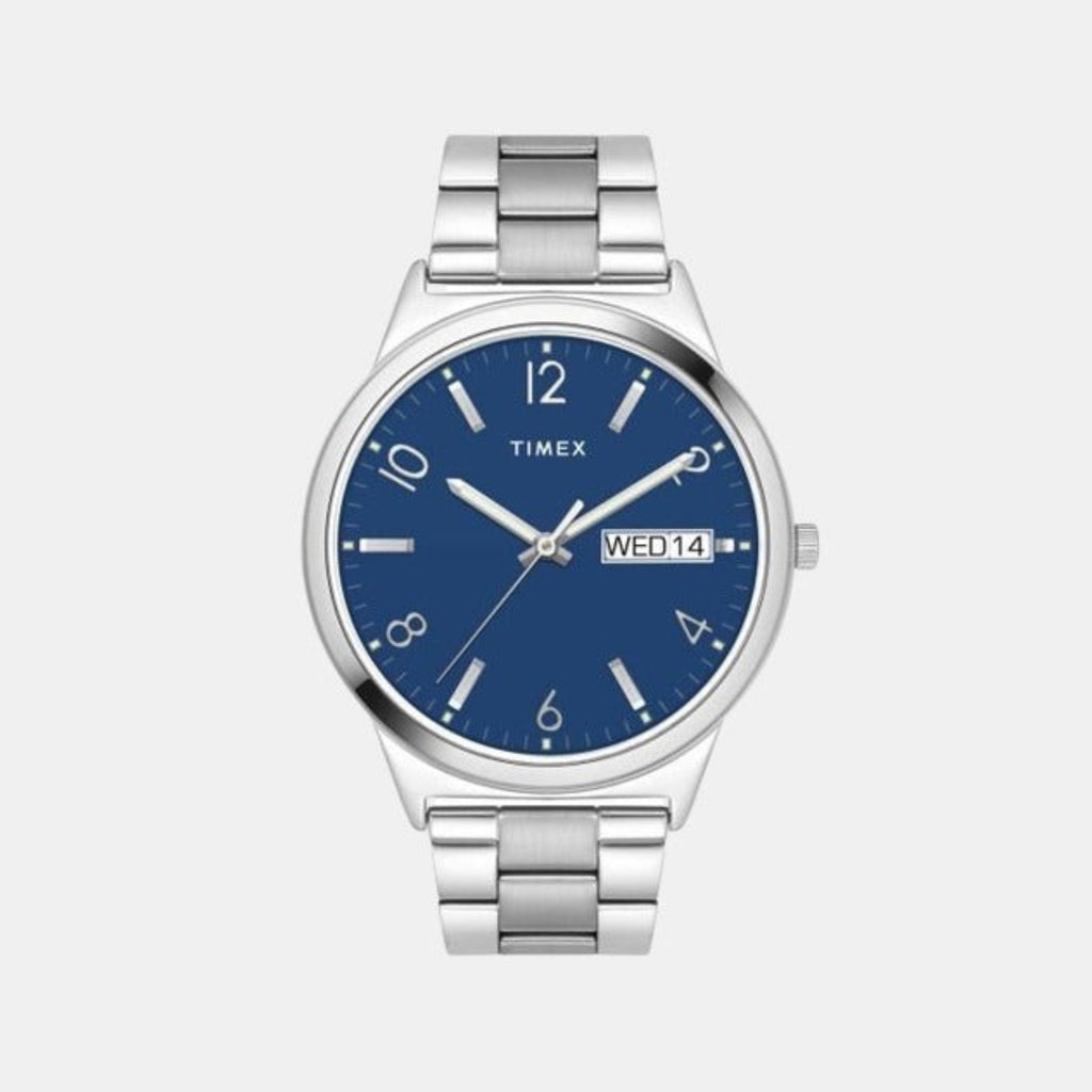 Timex Round Blue Analog watch
