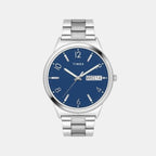 Timex Round Blue Analog watch