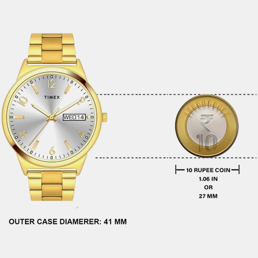 Trendline Men Quartz Dial Analog Stainless Steel Watch TWTG10004