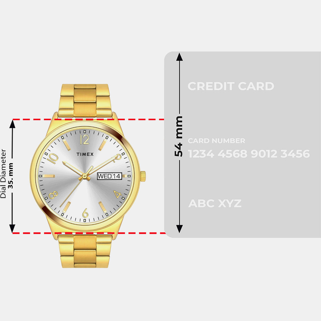 Trendline Men Quartz Dial Analog Stainless Steel Watch TWTG10004