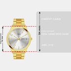 Trendline Men Quartz Dial Analog Stainless Steel Watch TWTG10004