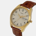 Classics Men Quartz Dial Analog Leather Watch TWTG10400