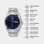 Classics Men Quartz Dial Analog Stainless Steel Watch TWTG10402
