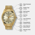 Classics Men Quartz Dial Analog Stainless Steel Watch TWTG10403