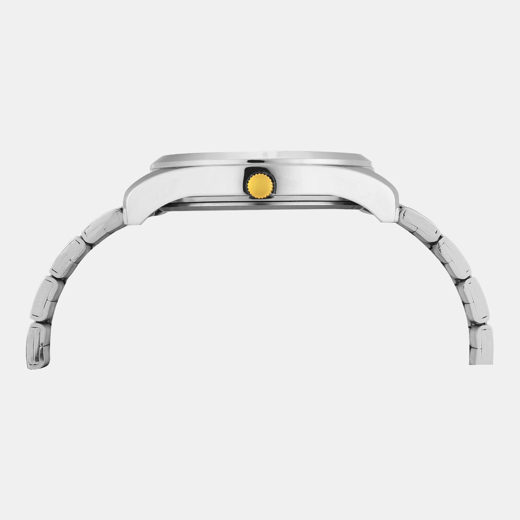 Fashion Men Quartz Green Dial Analog Stainless Steel Watch TWTG10421